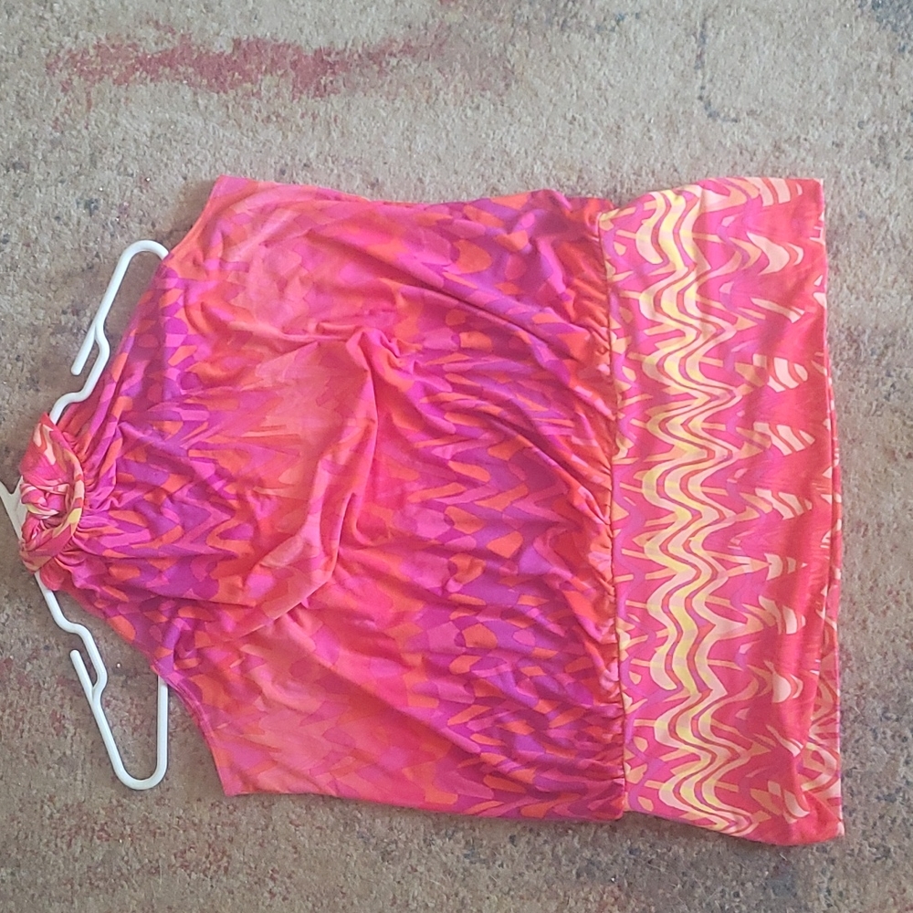 Cute pink halter top